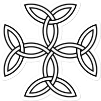 Celtic 4 sided knot Sticker