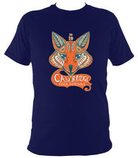 Cambridge Folk Festival - Design 7 - T-shirt - T-shirt - Navy - Mudchutney