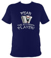 Fear the Accordion Player T-shirt - T-shirt - Navy - Mudchutney