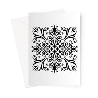 Ornamental Square Greeting Card