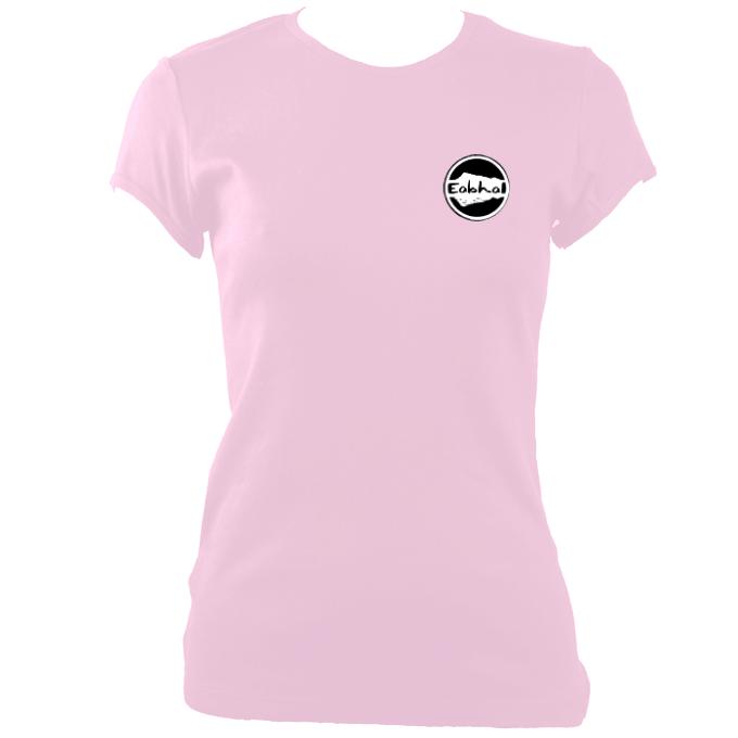 update alt-text with template Eabhal Ladies Fitted T-shirt - T-shirt - Light Pink - Mudchutney