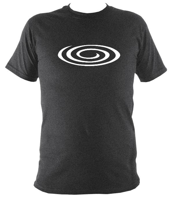 Flattened Spiral T-shirt - T-shirt - Dark Heather - Mudchutney