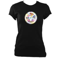 Vishtèn Ladies Fitted T-shirt - T-shirt - Black - Mudchutney