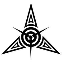 Tribal Star Tattoo Sticker