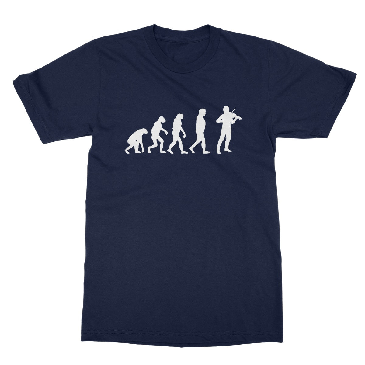 Evolution of Fiddle Players T-Shirt