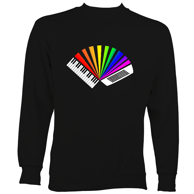 Rainbow Piano Accordion Sweatshirt