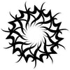 Tribal Celtic Star Sticker