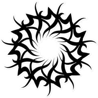 Tribal Celtic Star Sticker