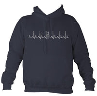 Heartbeat Fiddle Hoodie-Hoodie-Denim-Mudchutney