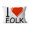 I Love Folk Cushion
