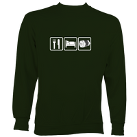 Eat, Sleep, Play Concertina Sweatshirt