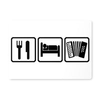 Eat Sleep & Play Melodeon Placemat