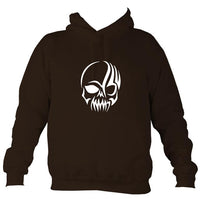 Tribal Simple Skull Hoodie-Hoodie-Hot chocolate-Mudchutney