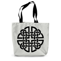 Celtic Circular Design Canvas Tote Bag