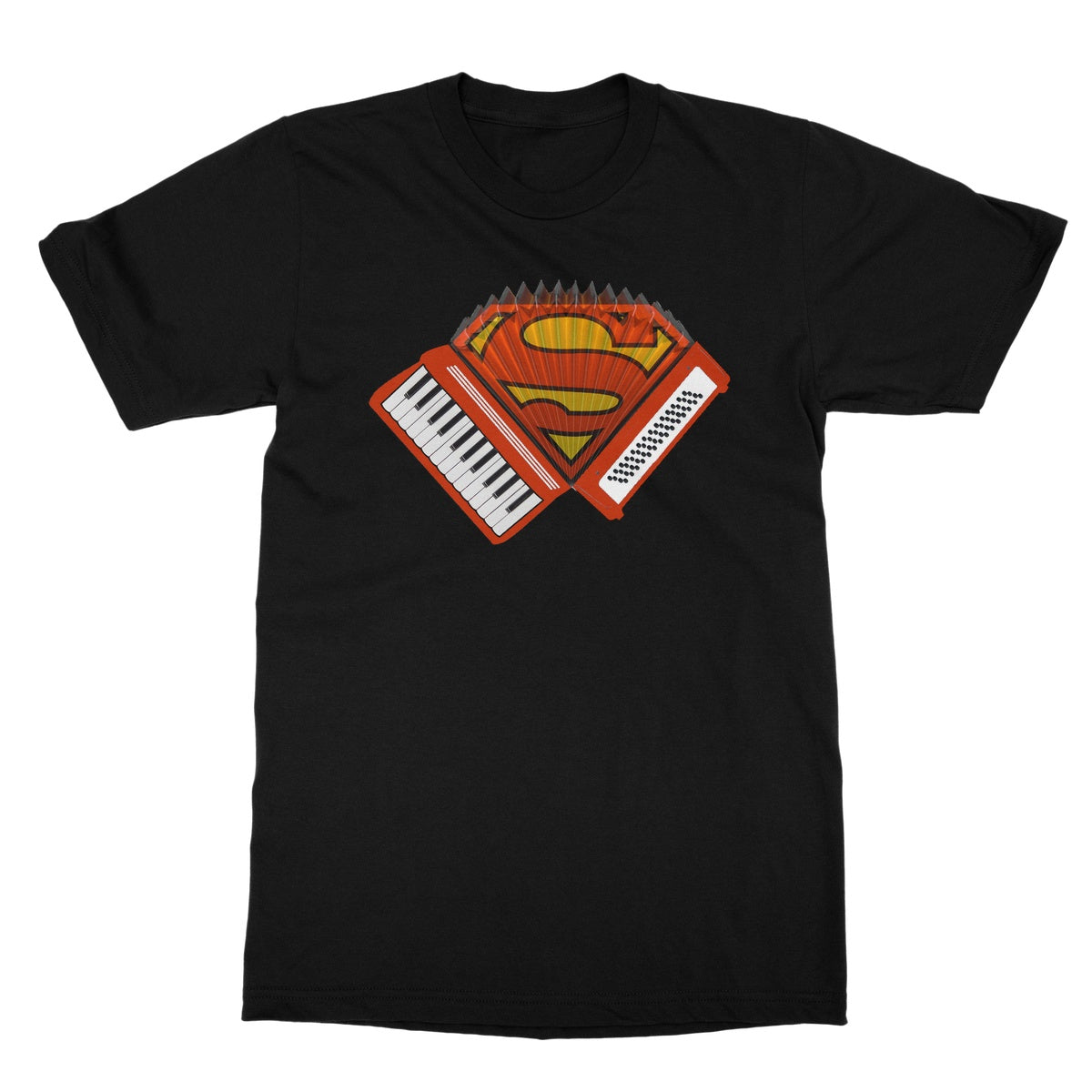 Accordion Superhero T-Shirt
