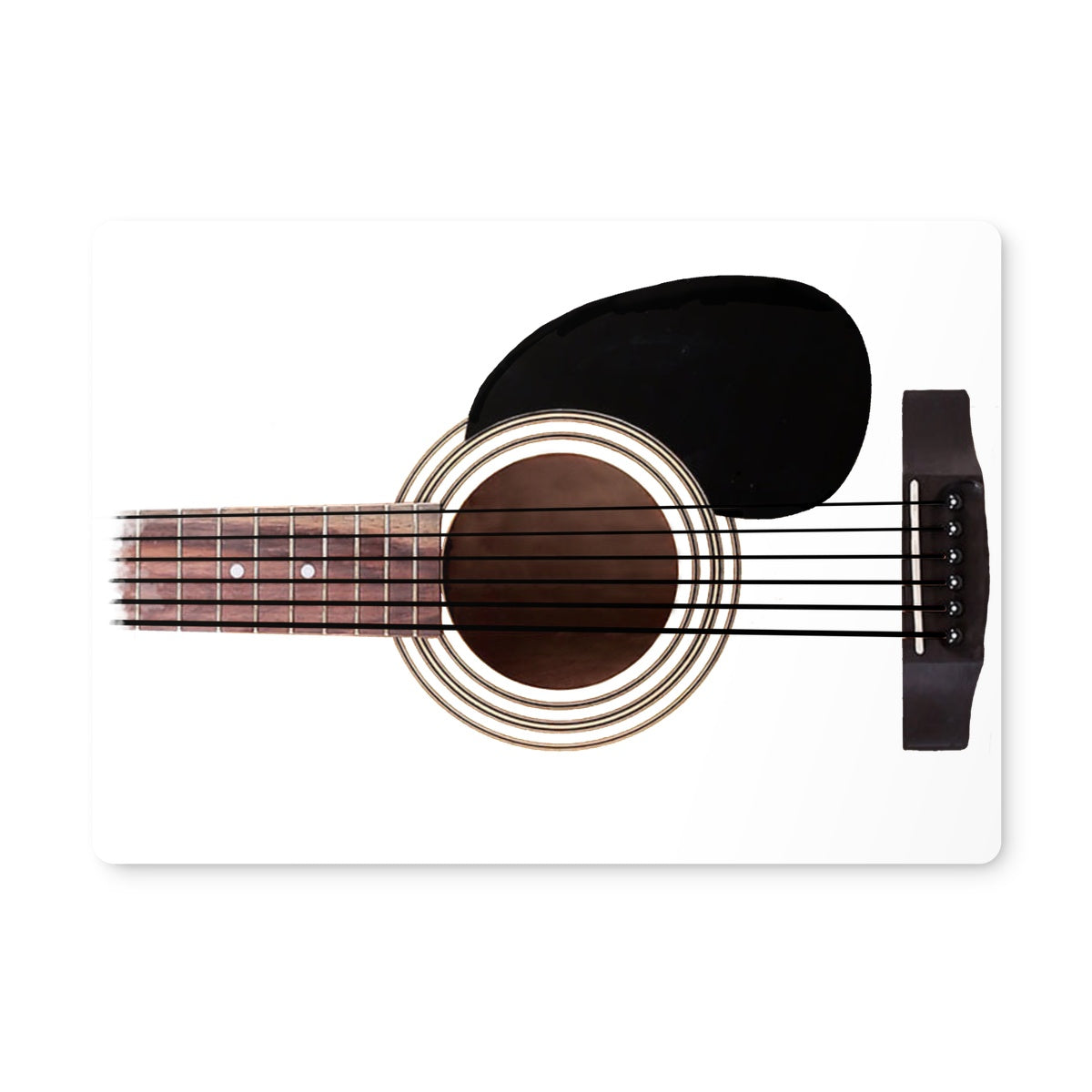 Guitar Neck and Strings Placemat