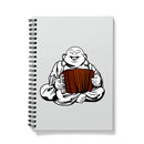 Accordion Playing  Buddha Notebook