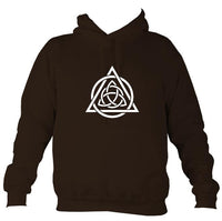 Celtic Triqueta Hoodie-Hoodie-Hot chocolate-Mudchutney