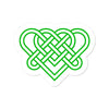Celtic woven hearts Sticker