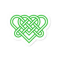 Celtic woven hearts Sticker