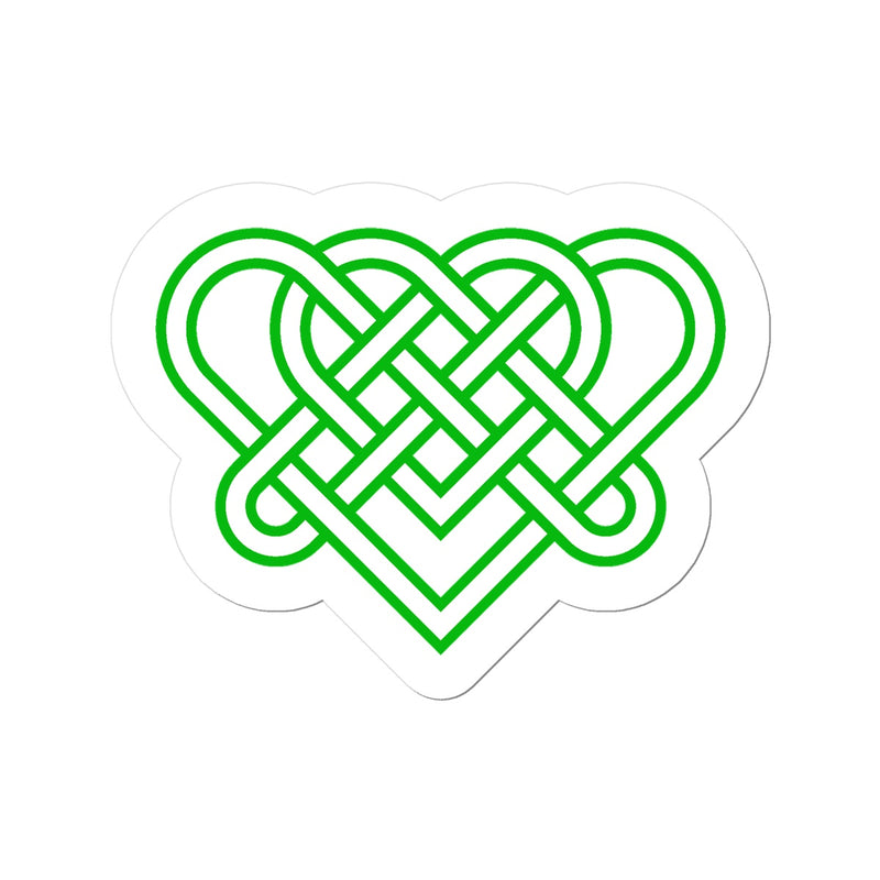 Celtic woven hearts Sticker