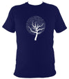 Musical Notes Tree T-shirt - T-shirt - Navy - Mudchutney