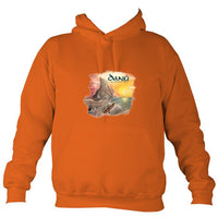 Danú Ten Thousand Miles Hoodie-Hoodie-Burnt orange-Mudchutney