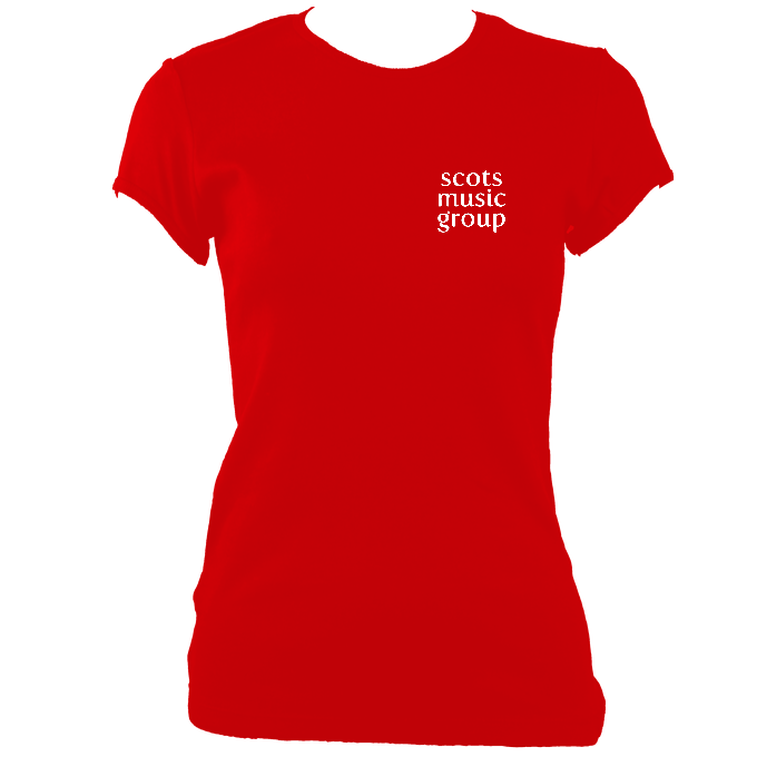 Scots Music Group "Small Logo" Womens Fitted T-shirt