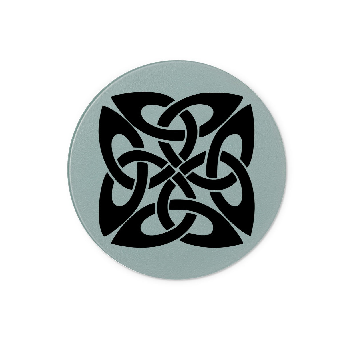 Celtic Square Knot Glass Chopping Board