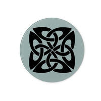 Celtic Square Knot Glass Chopping Board
