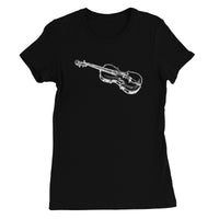 Fiddle Sketch Women's Favourite T-Shirt