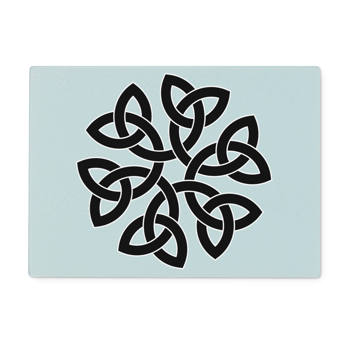 Celtic Flower Glass Chopping Board