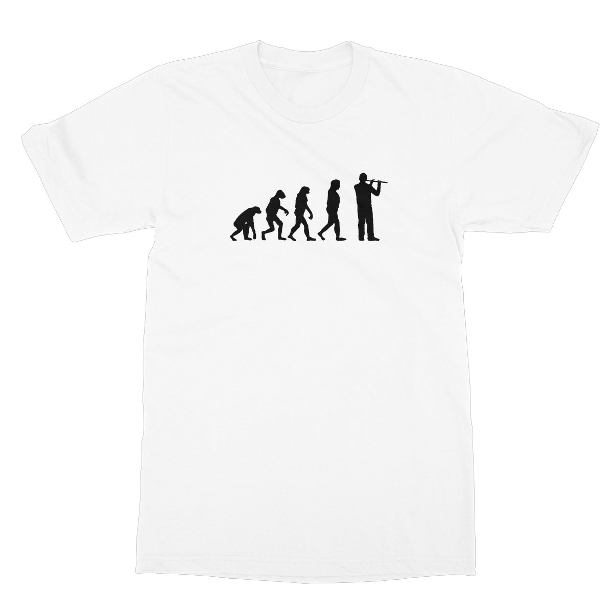 Evolution of Flute Players T-Shirt