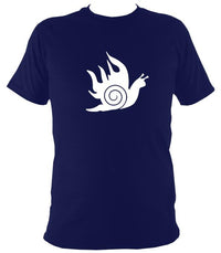 Dragon Snail T-shirt - T-shirt - Navy - Mudchutney