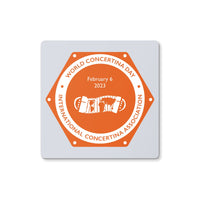 World Concertina Day 2023 Coaster