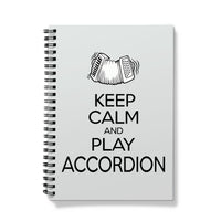 Keep Calm & Play Accordion Notebook