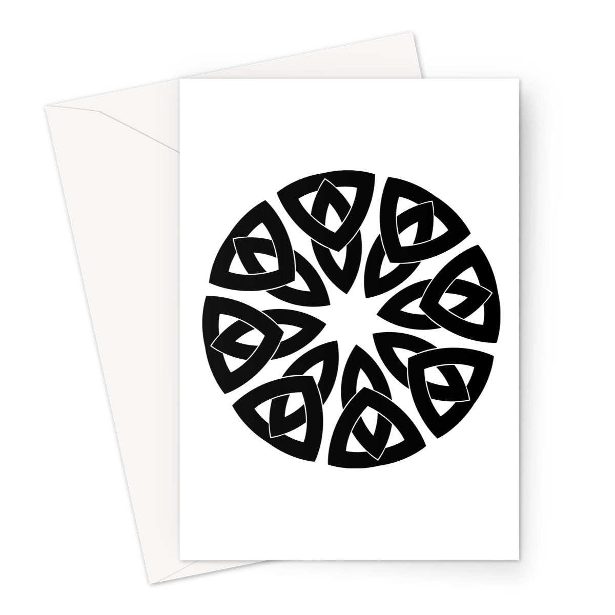 Celtic Petals Greeting Card