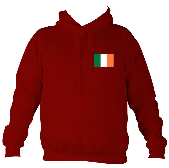 Irish Flag Hoodie-Hoodie-Red hot chilli-Mudchutney