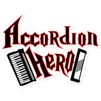 Accordion Hero Sticker