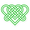 Celtic woven hearts Sticker