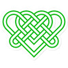 Celtic woven hearts Sticker