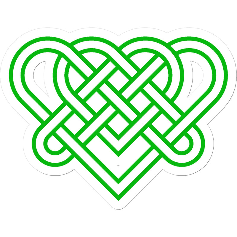 Celtic woven hearts Sticker