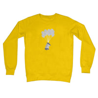 Banksy Style Concertina Crew Neck Sweatshirt