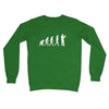 Evolution of Flute Players Crew Neck Sweatshirt