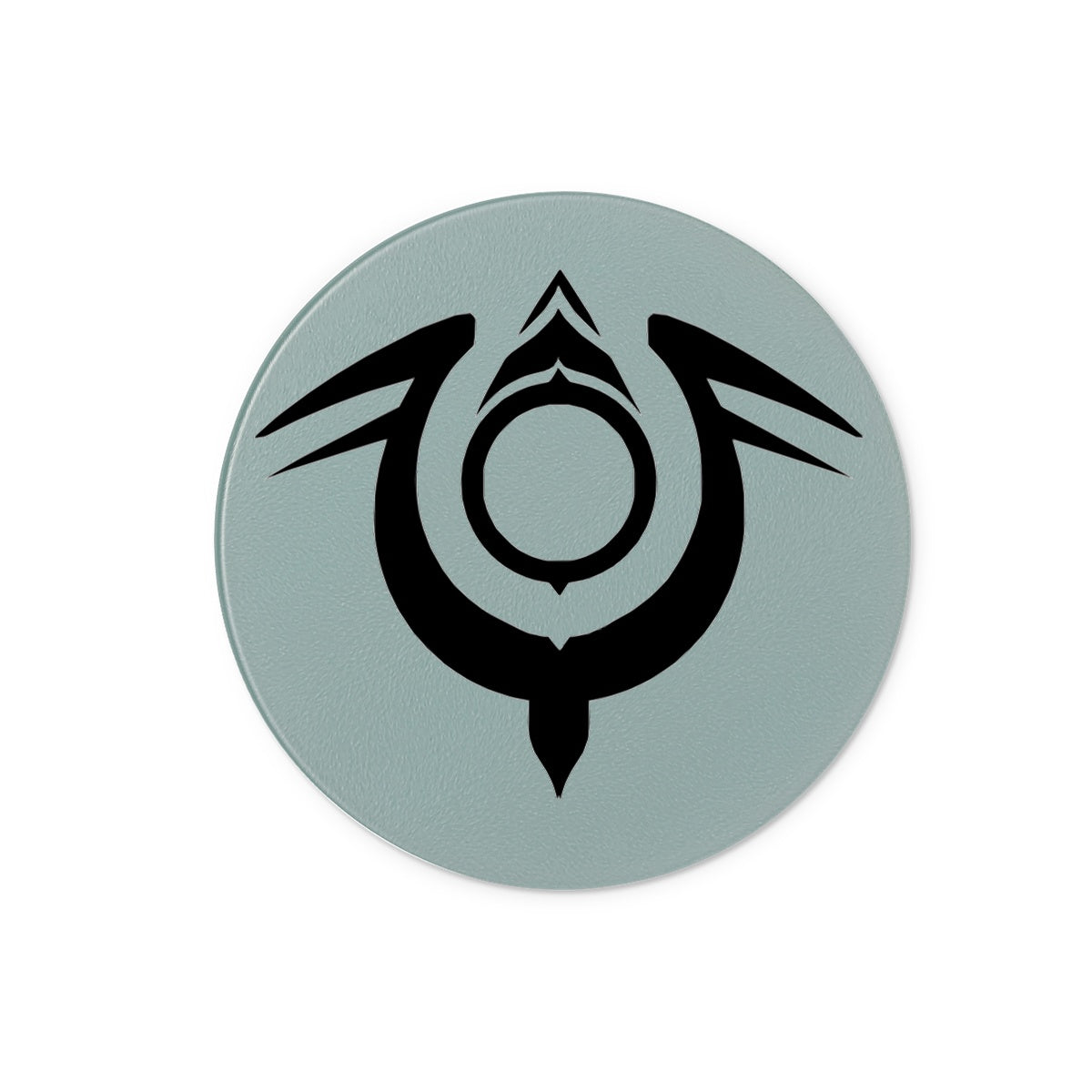Tribal logo Glass Chopping Board