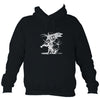 Fiddle Playing Goblin Hoodie-Hoodie-French navy-Mudchutney