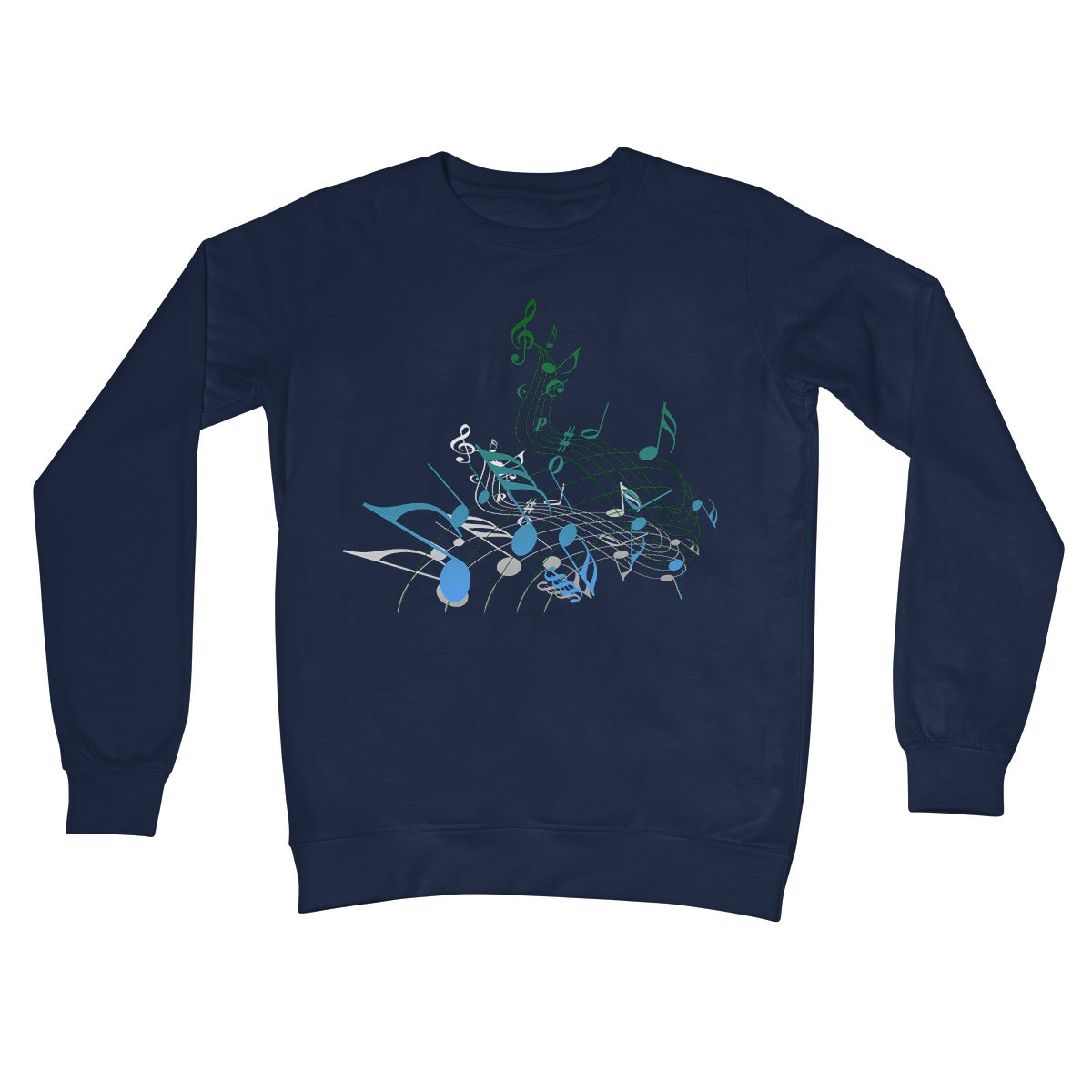 Abstract Music Score Sweatshirt