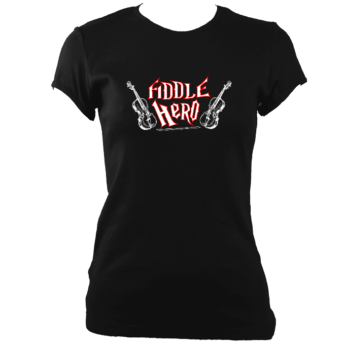 Fiddle Hero Women's Fitted T-shirt