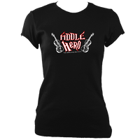 Fiddle Hero Women's Fitted T-shirt