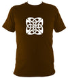 Celtic Square-ish Knot T-Shirt - T-shirt - Dark Chocolate - Mudchutney